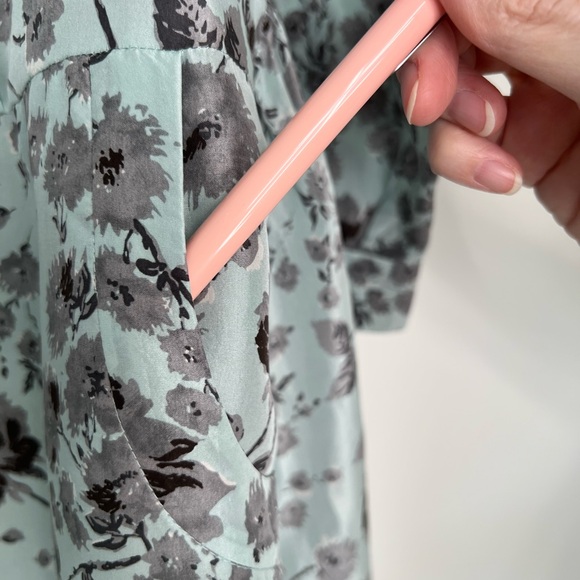 Rebbeca Taylor Brand, Size: 2, Silk, Sea foam color, Mini/Tunic, EUC, Like new - Picture 9 of 15